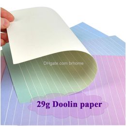 Notes Otymiow Colorf Stationery Paper And Envelopes Set 48 Add 24 Letter For Writing Poems Lyrics Wedding Invitations Drop Delivery Ampal