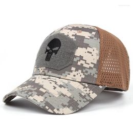 Ball Caps Tactical Baseball Cap Military Camouflage Combat Hunting Trucker Hats For Men Outdoor Breathable Hip Hop Snapback