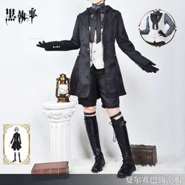 Cosplay Black Butler Ciel Phantomhive Costume Japanese Anime Halloween Carnival Party Devil Uniform for Male Dropshipping