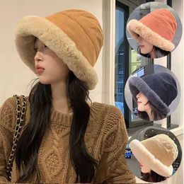 Beanie/Skull Caps Winter Hat Children's Mongolian Hat Ethnic Style Fisherman Hat Thickened Plush Pot Hat Korean Version Versatile Wind and Cold HatL23/10/24