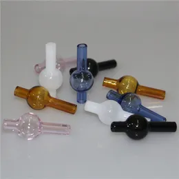 Glass Ball Carb Cap Bubble For 10mm 14mm 18mm Quartz Thermal Banger Nail Glass Water Pipes Oil Rigs