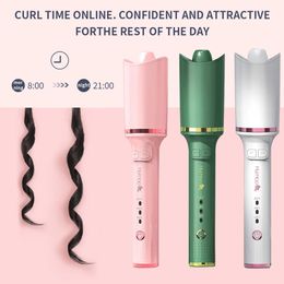 Curling Irons Auto Hair Curler 3 Adjustable Temperature Spiral Waver Iron Electric Magic Rollers Styling Appliances 231023
