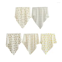 Blankets F62D Soft Stroller Baby Towel UltraAbsorbent Cotton Muslin Quilt Wraps Infant Cover