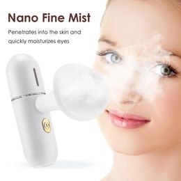 Other Health Beauty Items Nano Spray Moisturising Steamer USB Cold Machine Humidifier Mini Portable Humidificador Skin Care Tool 231024