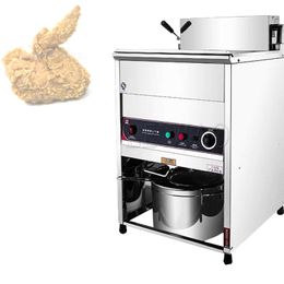 Vertical Electric Fryer Commercial Electric Fryer 30L Large Capacity Fried Chicken Ribs, Chicken Wings French Fries Fryer