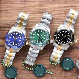 Designer men's watch diving green dial 40mm automatic movement scratch resistant and waterproof sapphire 904L stainless steel luminescent gift watch Montre de luxe