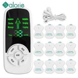 Face Massager 6 Modes EMS Tens Unit Machine Electric Muscle Therapy Stimulator Meridian Physiotherapy Pulse Abdominal Prostate Body 231024