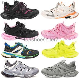 Balencaigaitiess Triple S 3.0 Running Shoes Men Women Black Yellow Pink Blue Outdoor Sport Casual Shoe High Platform Trainers Sneakers Eur35-45