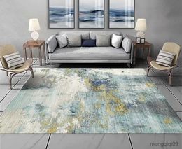 Carpet Living Room Decor Carpet Grey Tea Table Floor Carpets Home Sofa Rug Anti-slip Bedroom Lounge Foot Mat Rugs