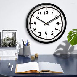 Wall Clocks Nordic Modern Simple Lovely Radio Wave Living Rooms Household Fashionable Creative Watches