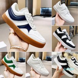 r Men Women Calfskin Leather lace up CT-04 sneakers fashion Rubber sole High quality outdoors casual