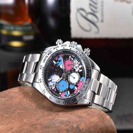 Designer watch role business watches wristwatch Luxury designer hollow out three eye six needle personalized fashion leisure sports watch EFMRL