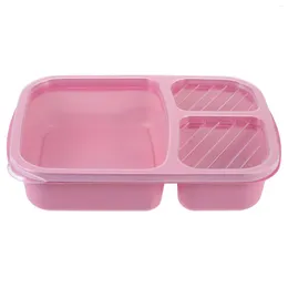 Dinnerware Container Reusable Lunch Boxes Holder Containers Portable Snack Bento Pp Office Case