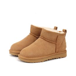 Kids Boots Kid Tasman Slippers Toddler Australia Snow Boot Children Shoes Winter Classic Ultra Mini Baby Boys Girls Ankle Booties Child Fur Suede42