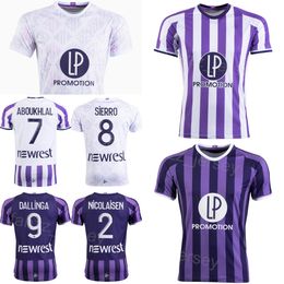 23 24 Club Team Soccer Toulouse 17 Gabriel Suazo Jersey 9 Thijs Dallinga 3 Mikkel Desler 19 Frank Magri 7 Zakaria Aboukhlal 50 Guillaume Restes Football Shirt Kits