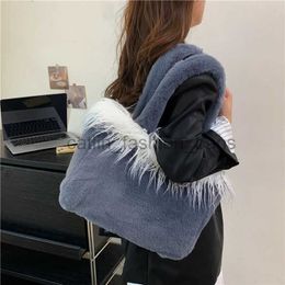 Shoulder Bags Shopping Bags Hot selling velvet zipper and bag for women 2023 high-quality autumn wallet new fashion large capacity leisure bagcatlin_fashion_bags