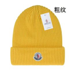 2024 New Knitted Hat Fashion Letter Cap Popular Warm Windproof Stretch Multi-color High-quality Beanie Hats Personality Street Style Couple Headwear M-5