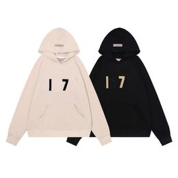 Designer Luxury Chaopai Classic High Street Loose Fashion Brand Large Hooded Sweatshirt, Autumn and Winter , Popular on