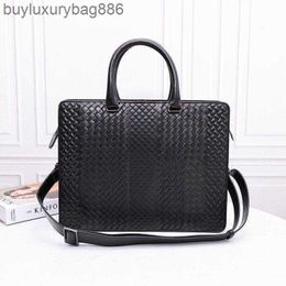 Designer Bag for Man Handbag Briefcase Genuine Calfskin Soft Leather with Logo Bvs Bottigas Woven Bag Tote 38cm*29cm*11cm 3388 Ysd