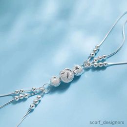 Armreif Echt 925 Sterling Silber Runde Perle Charm Armband Armreif Für Frauen Mädchen Hochzeit Party Mode Schmuck Geschenk R231024