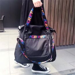 New Travel Bag Women's Handheld Oxford Cloth Korean Short Range High Capacity Bag Simple and Fashionable Shoulder Bag