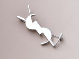 Realfine888 Y SL50 Metal Brooches&Pins Brooch Iconic Jewellery Luxury Designer Jewellery For Woman With Box