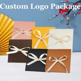 Gift Wrap 5Pcs Custom Logo Valentines Day Box For Scarf Underpants Small Business Package Bag