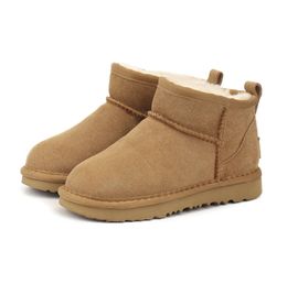 Kids Boots Toddler Kid Tasman Australia Snow Boot Children Winter Classic Ultra Mini Botton Baby Boys Girls Ankle Child Fur Suede Booties Size Eur21-35 93