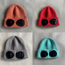 Knitted hat designer beanie goggle skull cap autumn and winter cold hiphop winter hat casual woolen bonnet for woman comfortable soft warm hj02