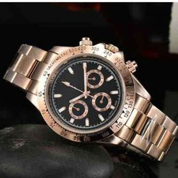 Designer watch role watches wristwatch Luxury designer men's six needle second running business Watch 9TXLL