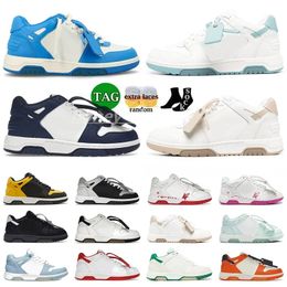 Trainers Out Of Office Designer Casual Shoes Luxury Women Loafers Sneakers Mixed Colour Lace Up Flat Men Top Offs-White Black Navy Blue Vintage Distressed H24