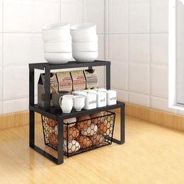 Kitchen Storage 1-3 Layer Household Dish Rack Seasoning Bottle Jar Cutlery Drain Shelf Cupboard Sink Utensils Holder Accessories