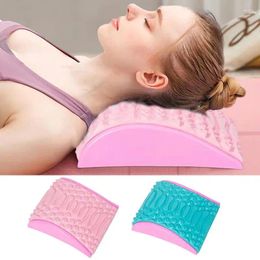 Waist Support Lower Back Stretcher Traction Device Relaxer Cervical Correction And Neck Hump Corrector Wider Massage Area