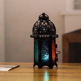 Candle Holders Wedding Christmas Jar Black Incense Holder Glasses Centrepieces Decoracion Hogar Home Decor Fg09