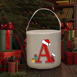 Christmas Decorations Letter Santa Sack Kids Xmas Toy Tote Bag Girl Bucket HandBags Elaborate Gift A Present For Her