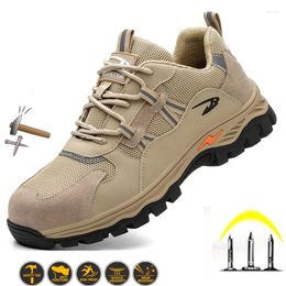 Boots Work Shoes Security Protection Breathable Safety Anti-slippery For Men Women Male Sneaker