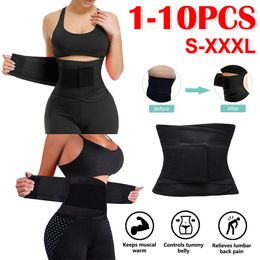 Waist Tummy Shaper Women Trainer Sport Body Unisex Slimming Girdle Belt Exercise Workout Gym Corset Shapewear Train 231024