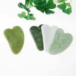 Natural Jade Massage Stones Guasha Board Massager Face Body Scrapping Therapy Jade Roller