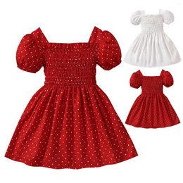 Girl Dresses Summer Star Moon Wave Dot Printed Dress Casual Outing Seaside Holiday For 0 To 2 Dark Kids Christmas