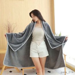 Blankets Blanket Wearable Cloak Warm Plush Blanket Cloak Blankets Adults Kids