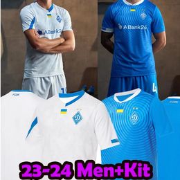 23/24 Dynamo Kyiv soccer jerseys home away SHAPARENKO TSYHANKOV TYMCHYK SYDORCHUK DE PENA 2023 2024 men kit kids men football shirts