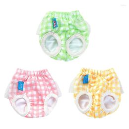 Dog Apparel Girl Sanitary Panties Physiological Pants Pet Period Jumpsuits Female Diaper Pantie Wash-able Shorts For Pup