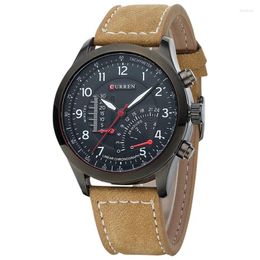 Wristwatches Quartz Watch For Men Outdoor Sports Fashion Casual Glow Waterproof Leather Strap Male Clock Relojes Para Hombres