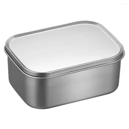 Dinnerware Stainless Steel Crisper Storage Containers Bento Accessories Refrigerator Lunchable Outdoor Fruit