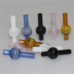 Glass Smoking Bubble Carb Cap With Ball Carb Caps for Bevelled Edge Quartz Banger Nails Glass Water Bongs Dab Rigs
