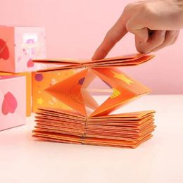 Gift Wrap 1 Set Folding Surprise Bounce Box Creating The Most Surprising Creative Red Envelope Bouncing DIY Paper