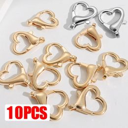 Keychains DIY High Quality Keyring Heart Shaped Key Chains Buckle Small Lobster Button Decorative Jewelry Accessories Materials Ring