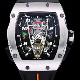 40-01 Luxury Classic Watch for Men Designer Watchs Mens Watches automatic Mechanical movement Carbon Fibre case Wristwatches montre de luxe