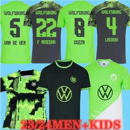 2023 2024 VfL WoLfSbUrG soccer jerseys Retro 2008-09 GINCZEK STEFFEN 23 24 home away BROOKS ARNOLD Waldschmidt MBABU Training uniforms Men Kids Kits football shirts