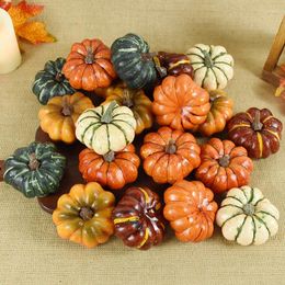 Decorative Flowers Mini Artificial Halloween Autumn Fall Decor Simulation Vegetable DIY Craft Home Party Decoration Props Farmhouse Harvest